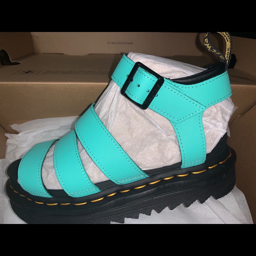 Dr Martens Blaire Hydro Leather - Peppermint Green